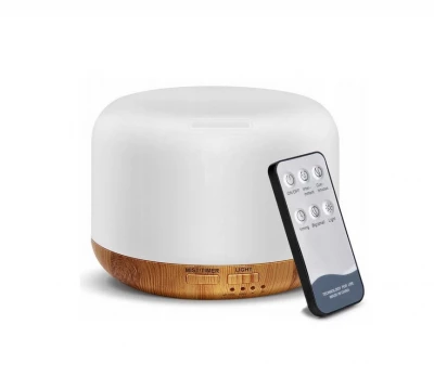 Pronett XJ4722 Aroma difuzér LED, 13 W, 300 ml, dalkový ovládač, světle hnědý