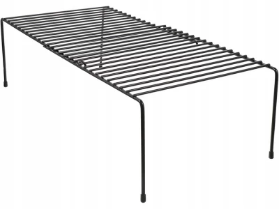 Verk 27225 Kuchynská polica s nastaviteľnou dĺžkou 32 - 55 cm, čierna