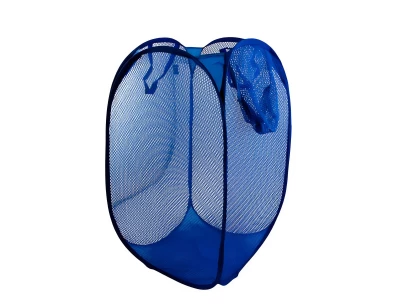 Verk 01608 Skládací koš na prádlo tmavě modrý