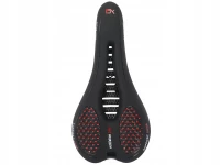 Verk 14507 Športové penové sedlo na bicykel, čierno-červené