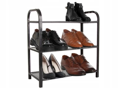 Verk 27252 Regál na obuv pro 6 párů bot černý