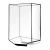 Trizand 23922 Obal na kufor L, 67 x 52 x 33 cm, priehľadný