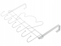Verk 27217 Závesný vešiak na dvere 46 cm 7 háčikov, biela