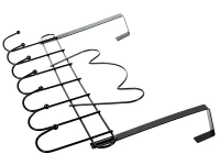 Verk 27217 Závesný vešiak na dvere 46 cm 7 háčikov, biela