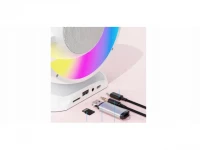 GGV 4294 Karaoke Bluetooth reproduktor 5 W, 2x bezdrôtový mikrofón biela