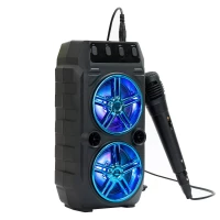 GGV 3295 Prenosný Bluetooth Reproduktor s mikrofónom, 10 W, strieborná