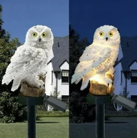 Gardlov 23847 Záhradná solárna lampa sova IP44, teplá biela