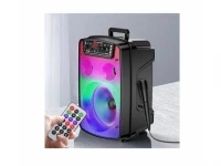 GGV 808 Bluetooth reproduktor, LED podsvícení, mikrofon, dálkové ovládání, 30 W, černá