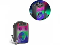 GGV 808 Bluetooth reproduktor, LED podsvícení, mikrofon, dálkové ovládání, 30 W, černá