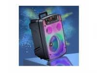 GGV 808 Bluetooth reproduktor, LED podsvícení, mikrofon, dálkové ovládání, 30 W, černá