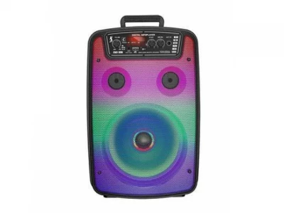 GGV 808 Bluetooth reproduktor, LED podsvícení, mikrofon, dálkové ovládání, 30 W, černá