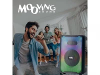 GGV 8136 Bluetooth reproduktor, LED podsvietenie, mikrofón, diaľkové ovládanie, 10 W, čierna