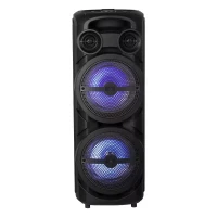 GGV 2804 Bluetooth reproduktor, LED podsvícení, mikrofon, dálkové ovládání, 20 W, černá