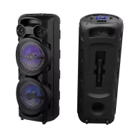 GGV 2804 Bluetooth reproduktor, LED podsvícení, mikrofon, dálkové ovládání, 20 W, černá