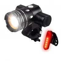Trizand 23681 Sada LED osvětlení na kolo, T6,  AKU 2 ks
