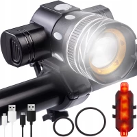 Trizand 23681 Sada LED osvětlení na kolo, T6,  AKU 2 ks