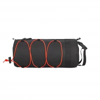 AFF 4174 Taška na bicykel na riadidlá 24 x 10 cm, 2,4 l, čiernozelená