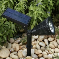 Gardlov 24002 Zahradní solární 4 LED reflektor, IP65, 120 lm