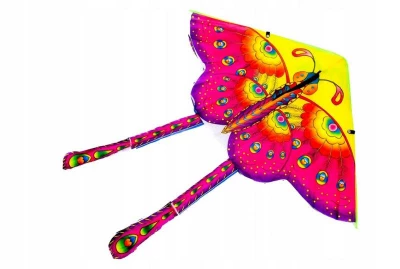 KIK Velký létací drak Motýl  90 cm
