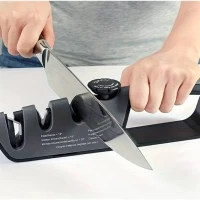 Pronett XJ5347 Brúsok na nože 3 v 1 čierny