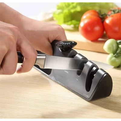 Pronett XJ5347 Brúsok na nože 3 v 1 čierny