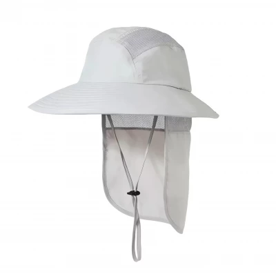 Pronett XJ5375 Rybářský klobouk s chráničem na krk, černá