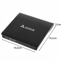 Izoxis 24351 Externí vypalovačka CD-R/DVD-ROM/RW