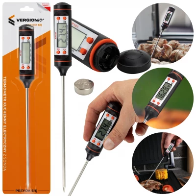 Vergionic 7440 Kuchynský teplomer vpichovací, LCD, -50 °C až +300 °C