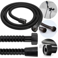 Vergionic 8049 Flexibilná sprchová hadica 120 cm, čierna