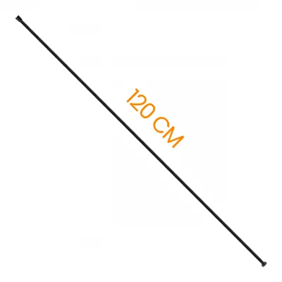 Vergionic 8049 Flexibilná sprchová hadica 120 cm, čierna