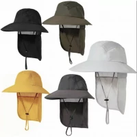 Pronett XJ5375 Rybářský klobouk s chráničem na krk, zelená