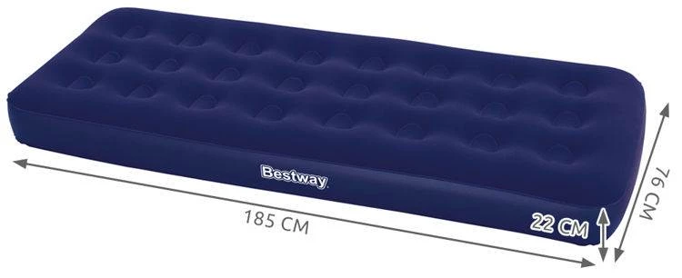 Bestway 67000 Nafukovací postel 185 x 76 x 22 cm
