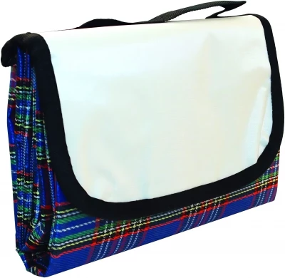 Pronett XJ5439 Pikniková deka 150 x 150 cm károvaná červená