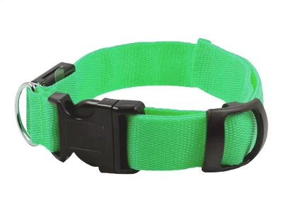 Verk 19323 LED svítící obojek pro kočku a psa 59 cm zelený