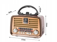 Verk 27269 Přenosné Bluetooth Retro rádio