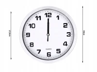 Verk 27067 Nástenné hodiny analógové 20 cm strieborné