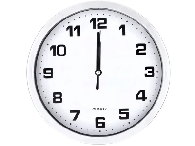 Verk 27067 Nástenné hodiny analógové 20 cm strieborné