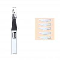 Pronett XJ5441 Modelářský nůž s náhradními čepelemi červený