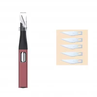 Pronett XJ5441 Modelářský nůž s náhradními čepelemi červený