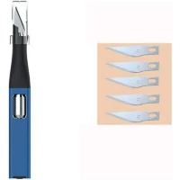 Pronett XJ5441 Modelářský nůž s náhradními čepelemi červený