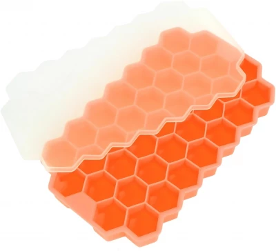 Foxter 2302 Silikonová forma na kostky ledu 2 ks čirá