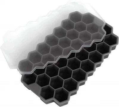 Foxter 2302 Silikonová forma na kostky ledu 2 ks čirá