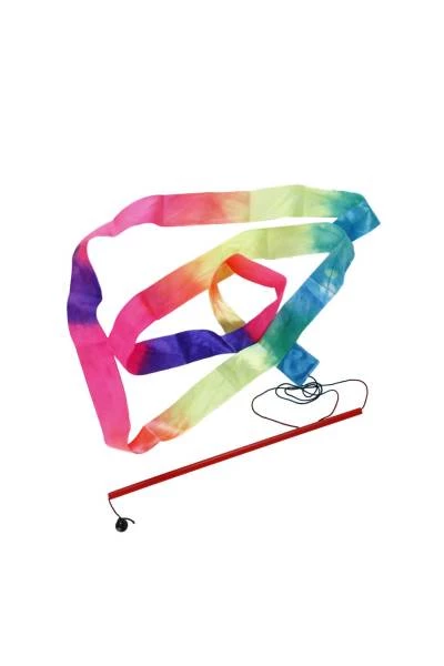 ISO Gymnastická stuha s tyčkou - hračka