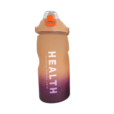 Foxter 2572 Fľaša na vodu s denným pitným režimom 1500 ml fialovohnedá