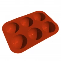 Foxter 2095 Silikonová forma - polokoule fialová