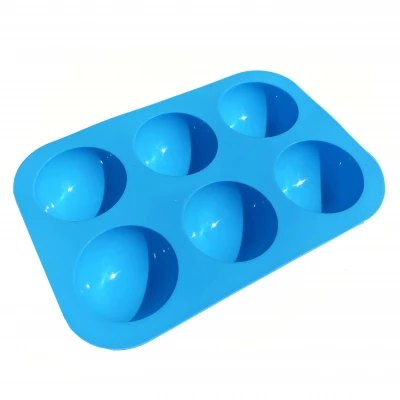 Foxter 2095 Silikonová forma - polokoule modrá