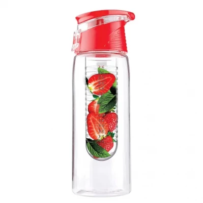 Foxter 0914 Láhev na vodu se sítem 800 ml modrá