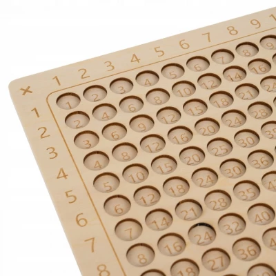 Kruzzel 24639 Dřevěná montessori výuka násobilky 12x12 