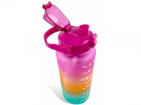 GGV Motivační lahve na vodu 3 ks, 2000 ml, 900 ml, 300 ml modrooranžovozelená