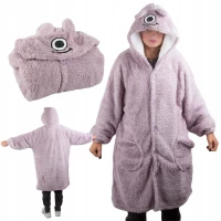 Verk 24555 Mikina s kapucí Monster, fialová